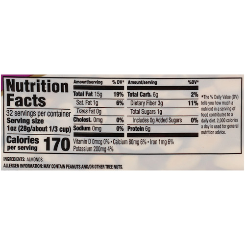 Fisher Natural Toasted Sliced Almond, 32 Ounce -- 3 per case.