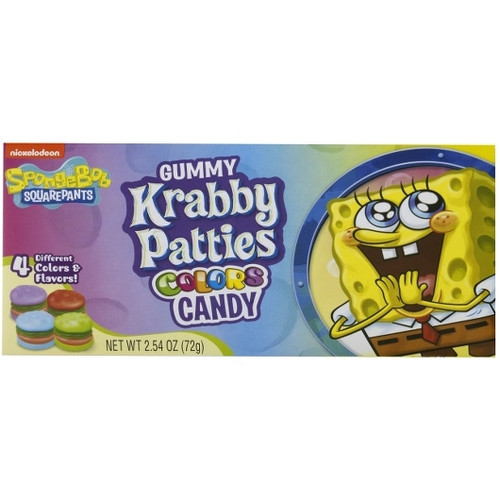 Frankford Candy Krabby Patty Colors Gummy Candy Theater Box, 2.54 Ounce, 12 Per Case