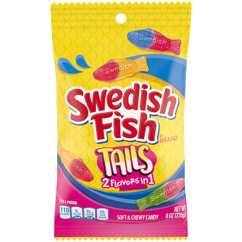 Swedish Fish Soft Candy Tales, 8 Ounce, 12 Per Case