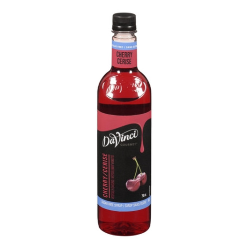 Davinci Gourmet Gourmet Sugar Free Cherry Syrup, 750 Milliliter, 4 Per Case