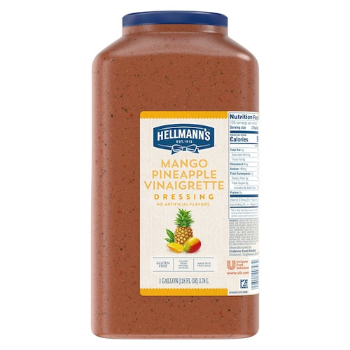 Hellmann s Mango Pineapple Vinaigrette Dressing, 1 Gallon, 4 Per Case