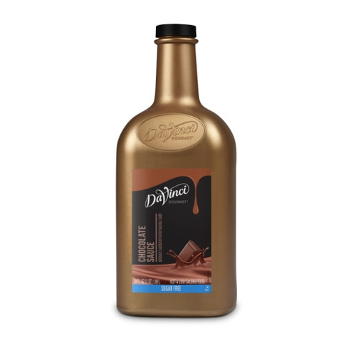 Davinci Gourmet Sugar Free Chocolate Sauce, 0.5 Gallon, 6 Per Case