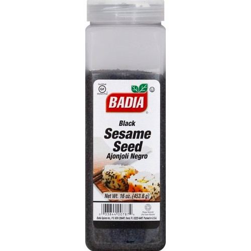 Badia Sesame Seed Black, 16 Ounces, 6 Per Case