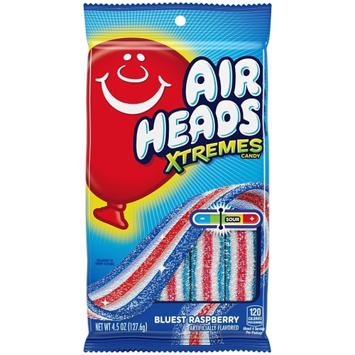 Airheads Xtremes Sweetly Candy Belts Peg Bag, 4.5 Ounce, 12 Per Case