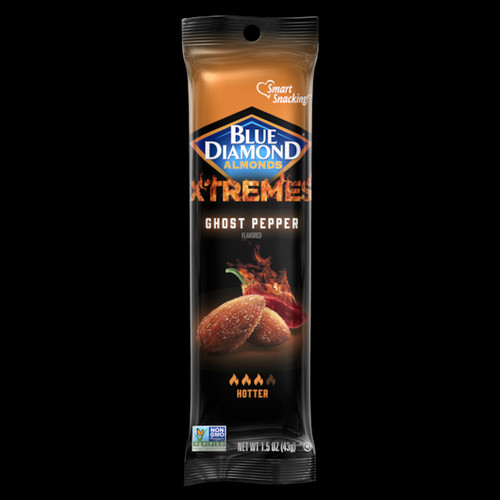 Blue Diamond Xtremes Countertop Display Cayenne Pepper Ghost Pepper Carolina Reaper, 36 Count, 3 Per Case