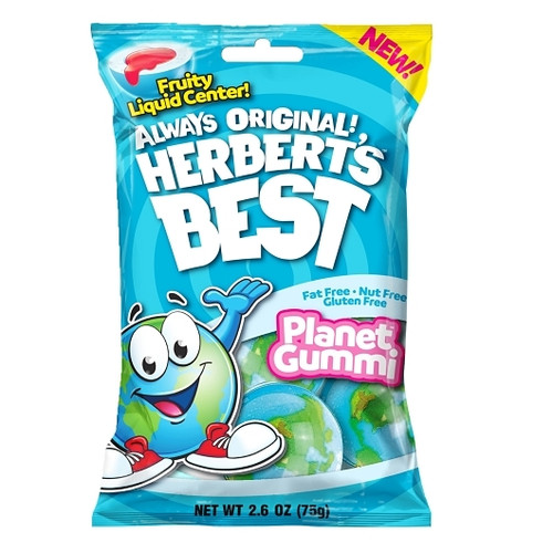 Herbert s Best 3D Gummy Candy Combination Display, 72 Count, 1 Per Case