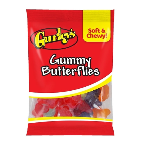 Pal Butterflies Gummy Candy, 5.25 Each, 12 Per Case
