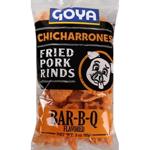 Goya Barbecue Chicharrones, 3 Ounce, 12 Per Case