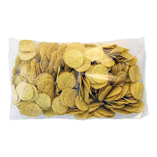 Clown Global Brands Round Whole Grain Tortilla Chips - Bulk Pack, 2 Pound, 3 Per Case