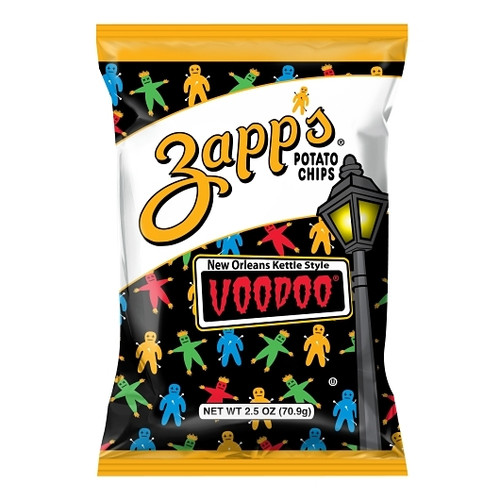 Zapp s Potato Chips Voodoo Kettle Chips, 2.5 Ounces, 10 Per Case