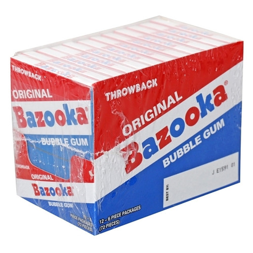 Bazooka Throwback Mini Wallet, 12 Count, 12 Per Case