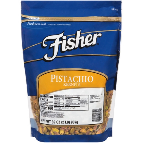 Fisher Natural Pistachio Kernel, 2 Pound, 3 per case