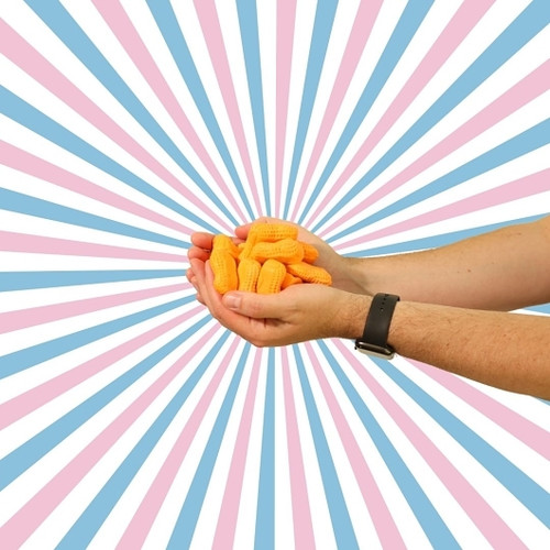 Melster Circus Peanuts Peg Bag, 6 Ounce, 12 Per Case