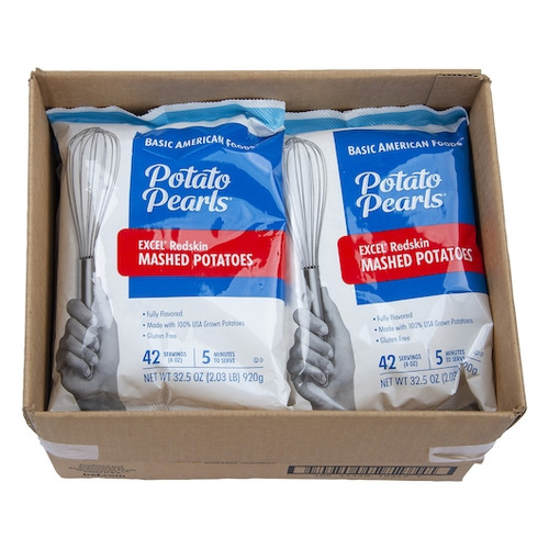 Basic American Basic American Foods Potato Pearls Excel Redskin Mashed Potato, 32.6 ...