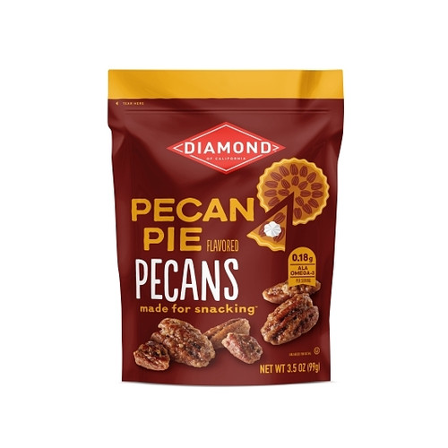 Diamond Pecan Pie Flavored Pecans, 3.5 Ounce, 8 Per Case