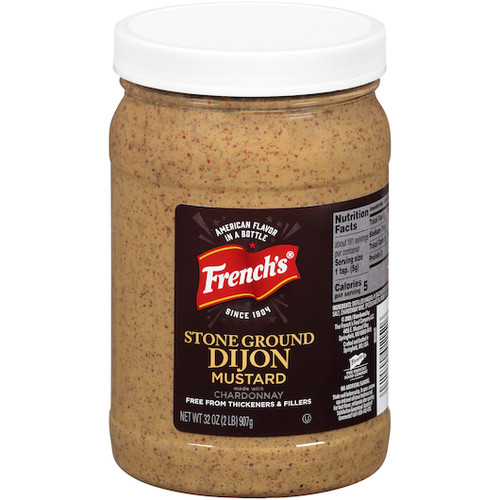 Frenchs Stone Ground Dijon Mustard, 32 Ounce, 6 Per Case
