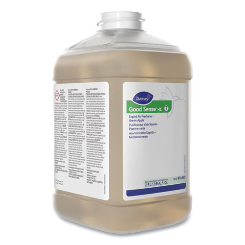 Diversey Good Sense Liquid Odor Counteractant, Apple, 84.5 Oz, 2/Carton