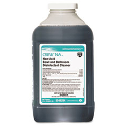 Diversey Crew Non-Acid Bowl and Bathroom Cleaner, 2.5 L Bottle, 2/Carton