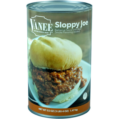 Vanee Sloppy Joe, 52 Ounces, 6 Per Case