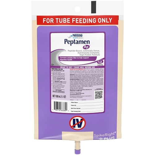 Peptamen Critical Care & Surgery Tubefeeding Prebio 1 Liquid Formula, 33.8 Fluid Ounce, 6 Per Case