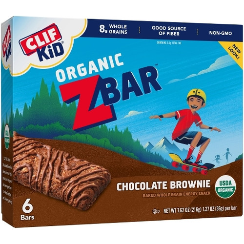 Clif Zbar Chocolate Brownie, 7.62 Ounces, 9 Per Case