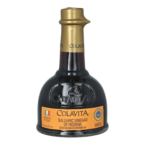 Colavita Balsamic Vinegar Decanter Bottle, 8.5 Fluid Ounce, 12 Per Case