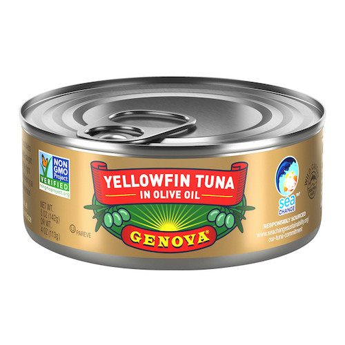 Genova Yellowfin Tuna In Olive Oil, 5 Ounce, 24 Per Case