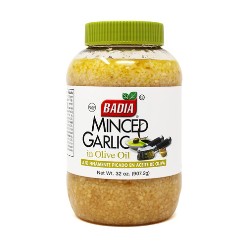 Badia Roma Garlic Minced In Oil, 32 Ounce, 6 Per Case