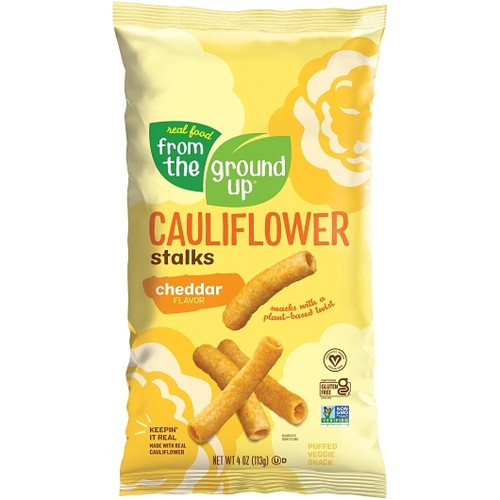 From The Ground Up Cheddar Cauliflower Stalks, 4 Ounce, 6 Per Case