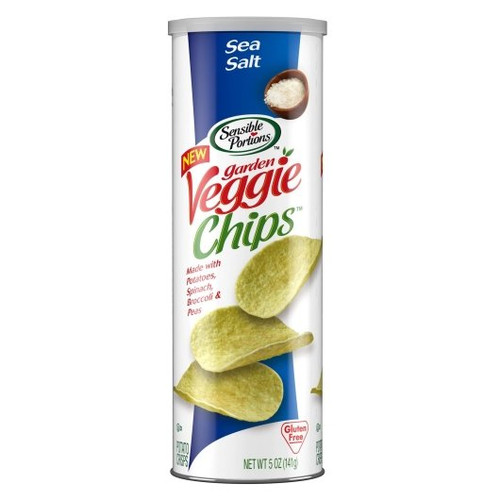 Hain Gourmet Garden Vegetable Chip Sea Salt, 5 Ounce, 12 Per Case