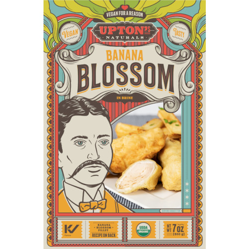 Upton s Naturals Banana Blossom In Brine, 7 Ounces, 6 Per Case