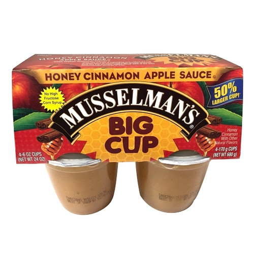 Musselman s Honey Cinnamon Applesauce, 24 Ounce, 12 Per Case