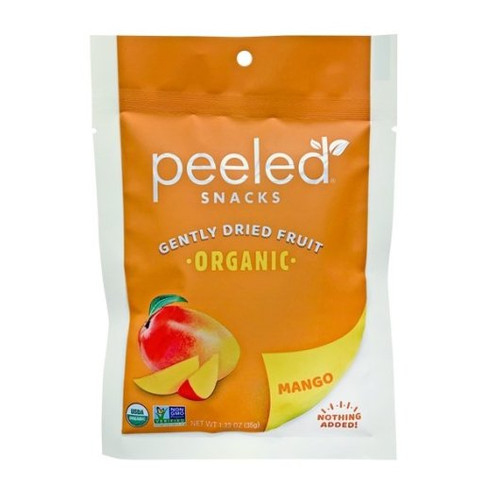 Peeled Snacks Dried Organic Mango, 1 Ounce, 24 Per Case