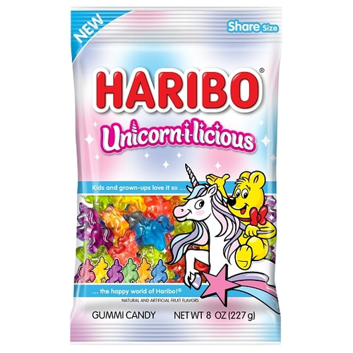 Haribo Unicorn-I-Licious, 8 Ounce, 10 Per Case