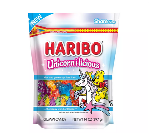 Haribo Unicorn-I-Licious, 14 Ounce, 5 Per Case