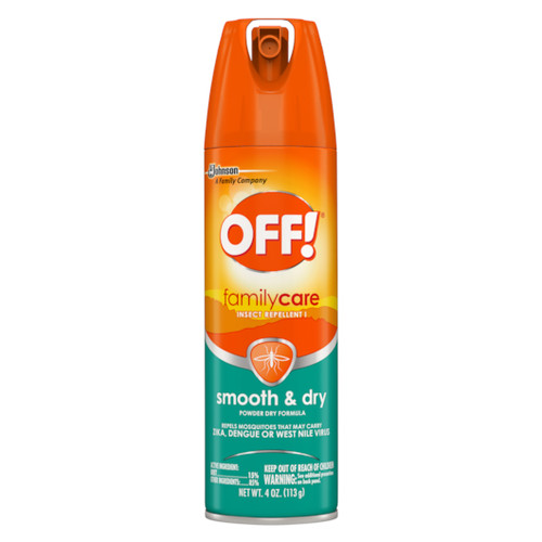 Off FamilyCare Smooth & Dry Insect Repellent I, 4 Ounce, 12 Per Case