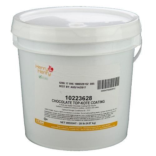 Henry And Henry Chocolate Top Kote Icing, 20 Pounds
