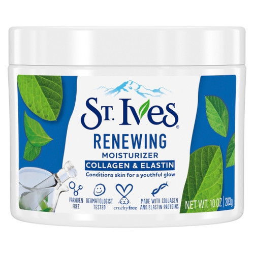 St. Ives Collagen Elastin Facial Moisturizer, 10 Ounce, 6 Per Case