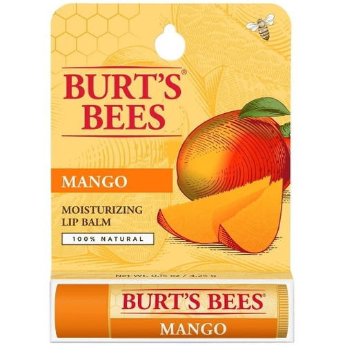 Burt s Bees Lip Balm Mango Blister, 0.15 Ounces, 48 Per Case