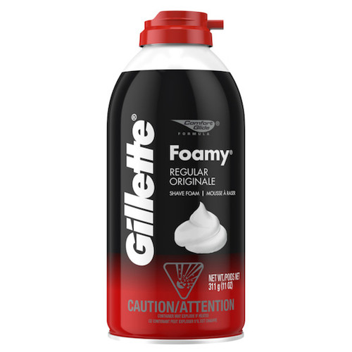 Gillette Original Shaving Foam, 11 Ounce, 12 Per Case