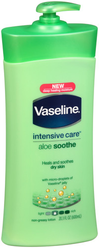 Vaseline Skin Care Aloe Soothe, 20.3 Fluid Ounce, 4 Per Case