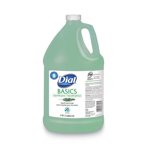 Dial Professional Basics Hypoallergenic Liquid Hand Soap, 1 Gallon, 4 Per Case