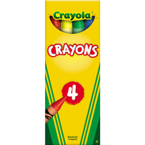 Crayola Crayon In Tuck Box, 4 Count, 360 Per Case