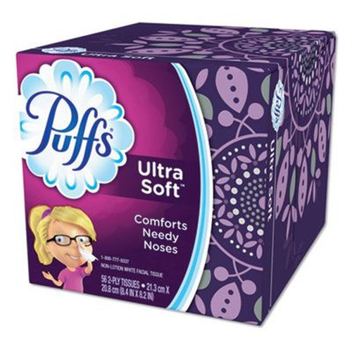 Puffs Facial Tissue, 56 Count, 24 Per Case