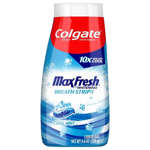 Colgate Max Fresh With Whitening Cool Mint Liquid Toothpaste, 4.6 Ounces, 12 Per Case