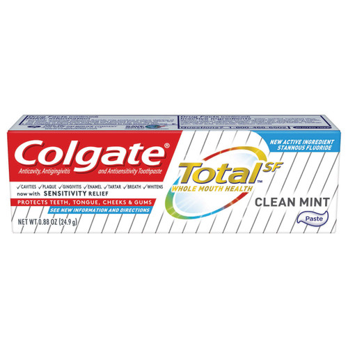 Colgate Total Toothpaste Total Clean, 0.88 Ounces, 24 Per Case