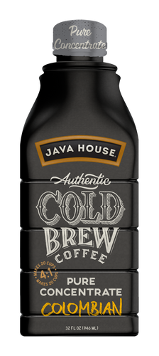 Javahouse Java House Authentic Cold Brew Colombian Black 4:1 Concentrate 6/32oz