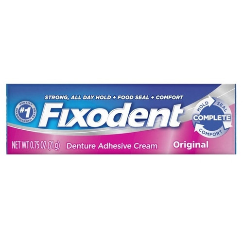 Fixodent Denture Adhesive Cream, 0.75 Ounce, 24 Per Case