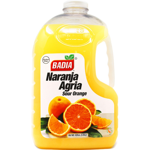 Badia Naranja Agria Sour Orange Juice, 128 Ounces, 4 Per Case