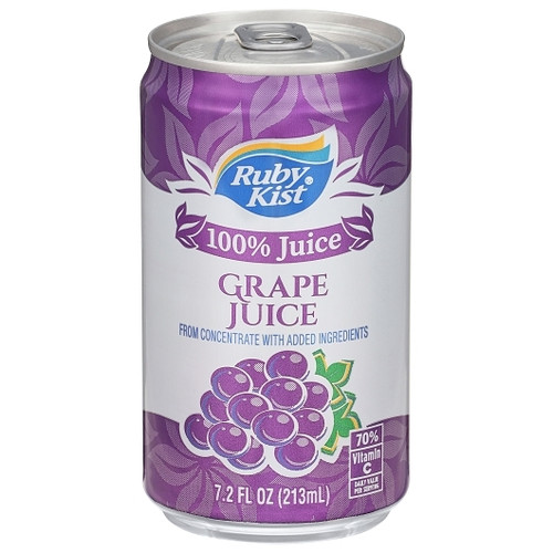 Ruby Kist Grape Juice, 7.2 Ounce, 24 Per Case